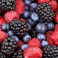 Berries including blueberries and blackberries which are very high in Vitamin C