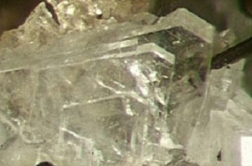 Close up image of Zeolite crystals