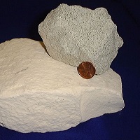 Close up laboratory image of zeolites