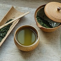 Traditional green tea which has many health benefits